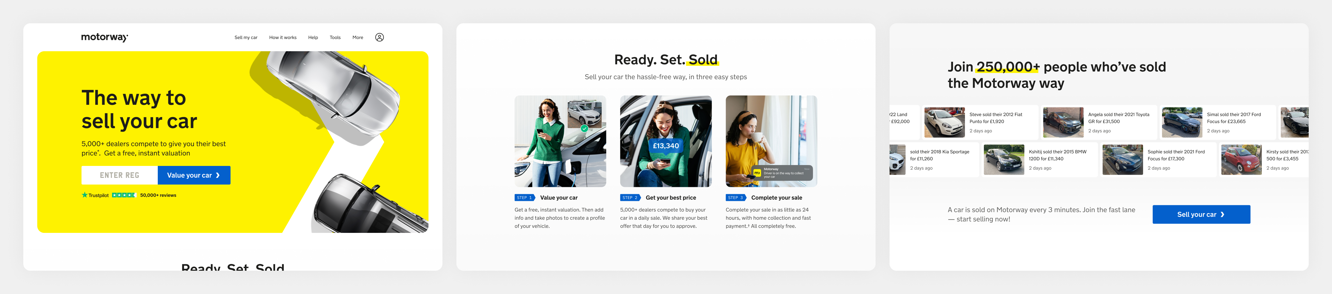 The final redesigned homepage UI